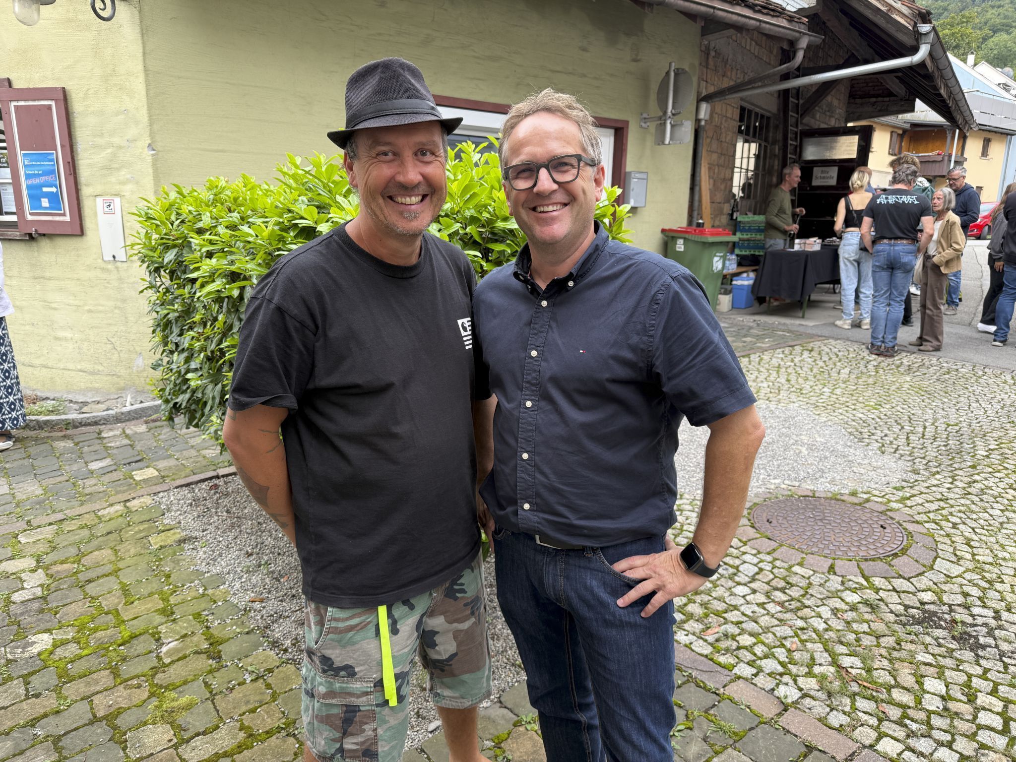 Künstler Andreas Ender und Thomas Jäger (Realbüro Hagen)