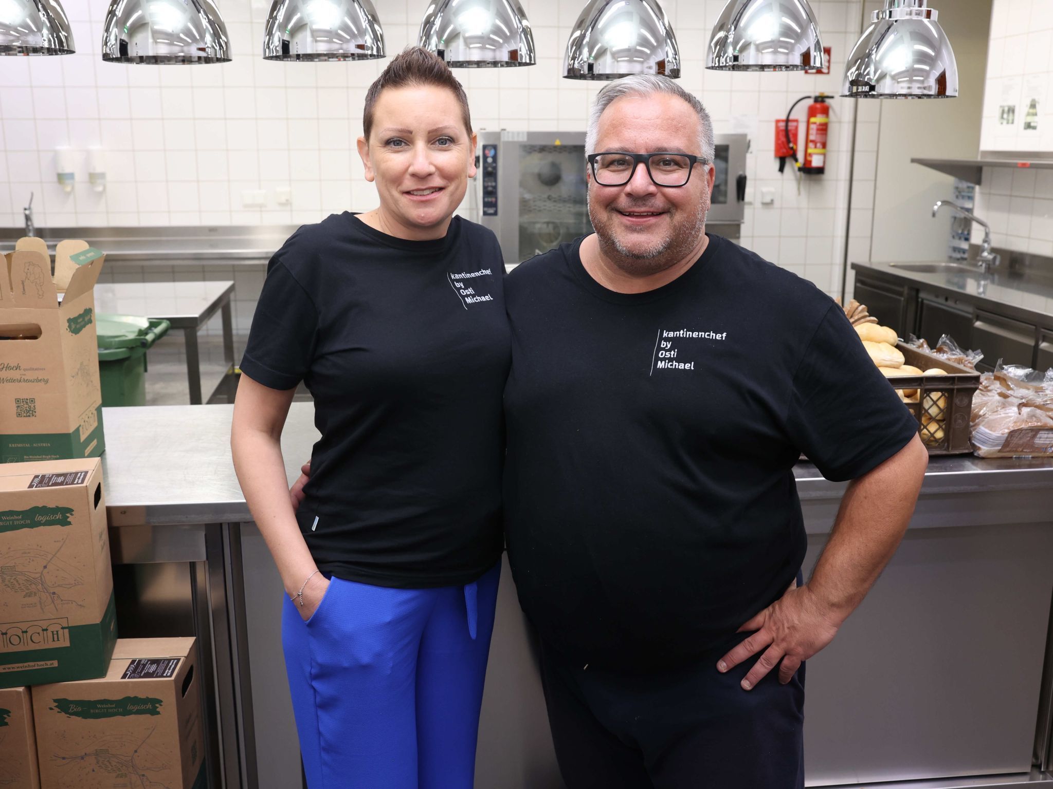 Küchenteam Mandy und Michael Osti.