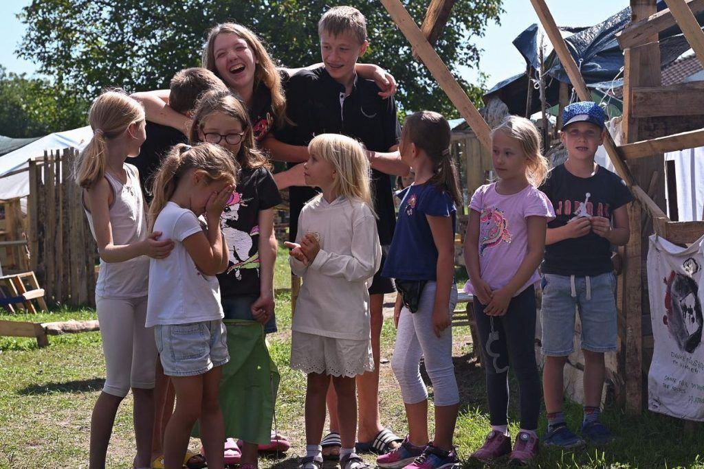 Kinder bauen in Lustenau ihr eigenes Dorf