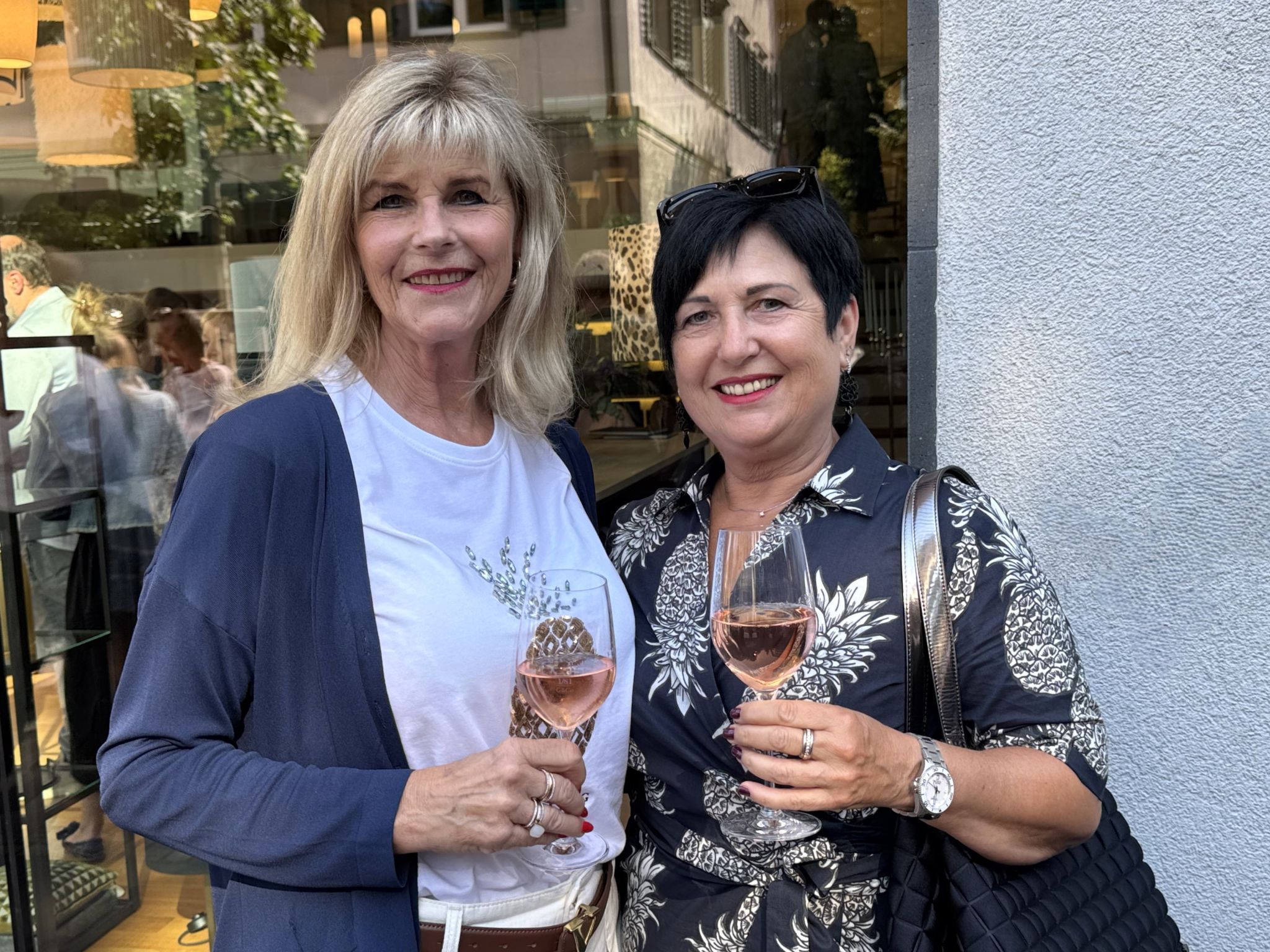 Ingrid Jähnigen und Marianne Huber kamen nach Dornbirn.