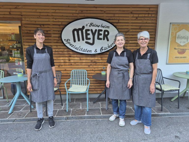 "s'Feine beim Meyer", neues Geschäft in Brand, Café und Feinkostaden