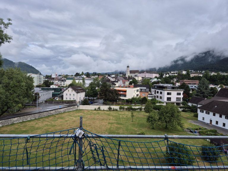 Volksschule Mitte, Neubau, plus Museumsdepot der Stadt Bludenz