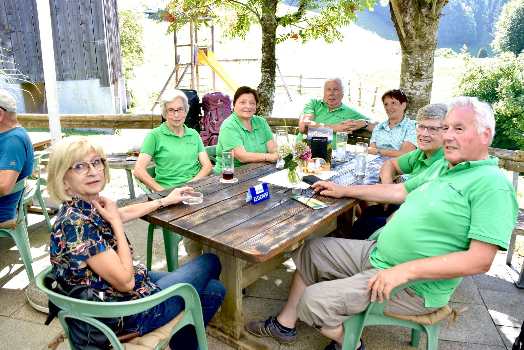 Mitglieder des gemeinnützigen Montafoner Vereins Gauenstein Aktiv.