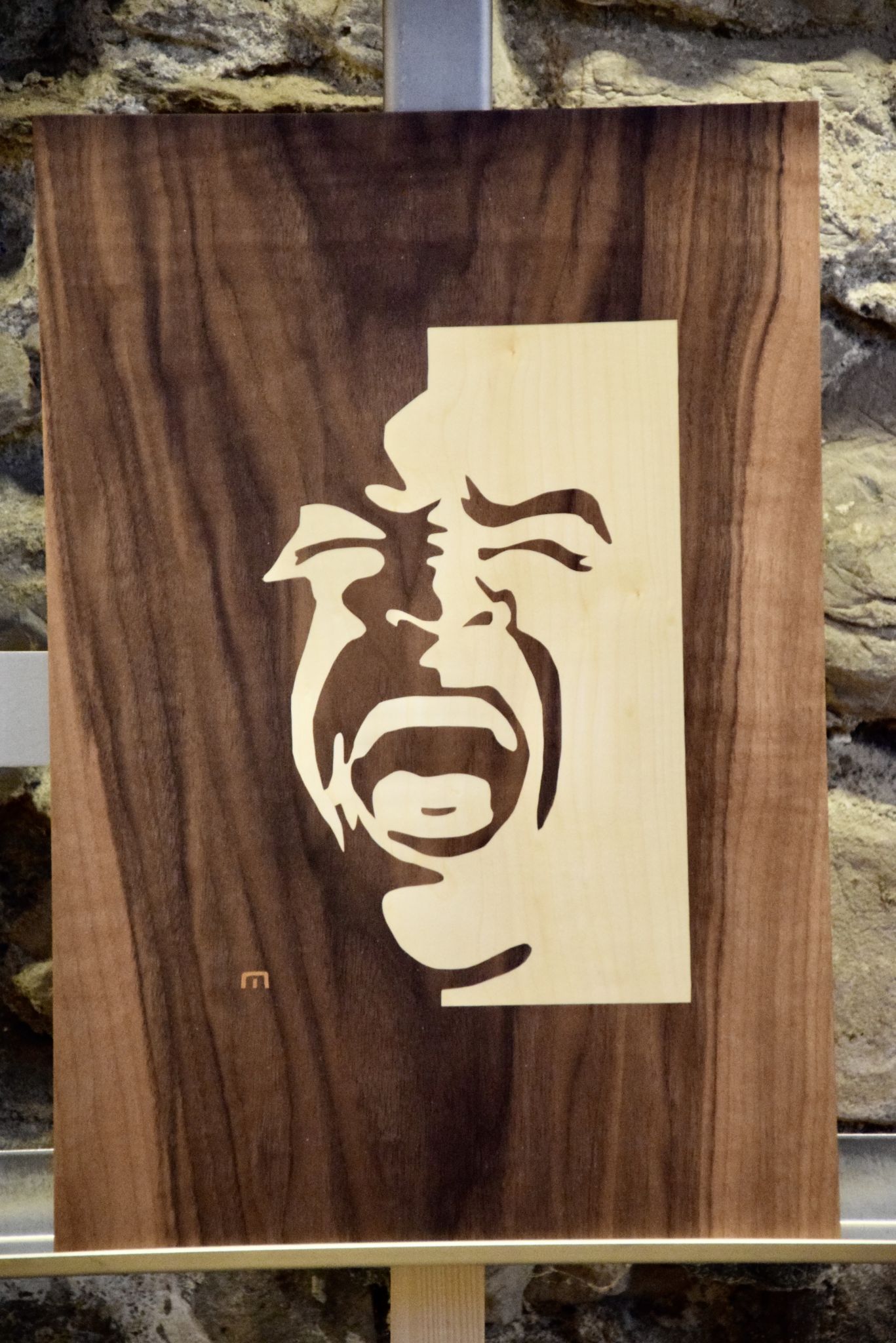 Ein Intarsienkunstwerk von Markus