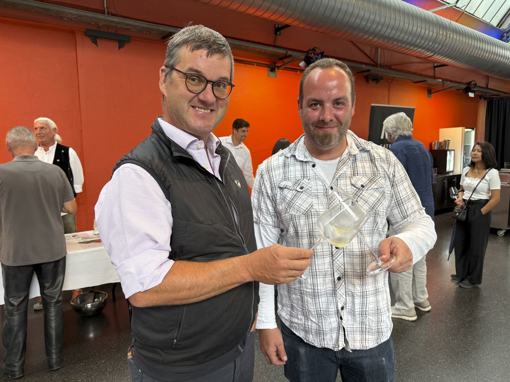 Raimund Bischof (Erlebach Riezlern) und Patrik Lichtenebert kamen nach Hohenems