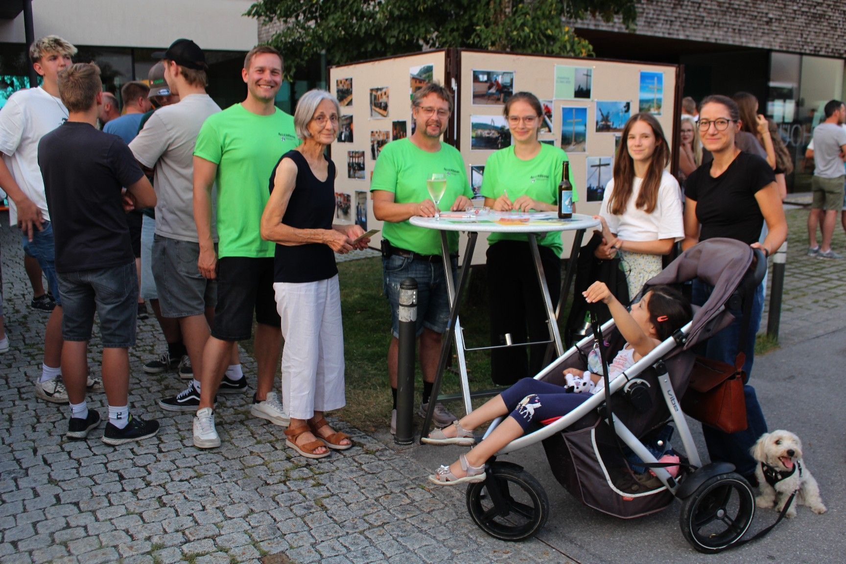 Der Verein AllerHand war mit einem Informationsstand vertreten.