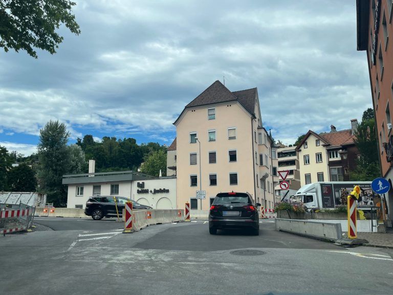Neue Verkehrsführung in Feldkirch