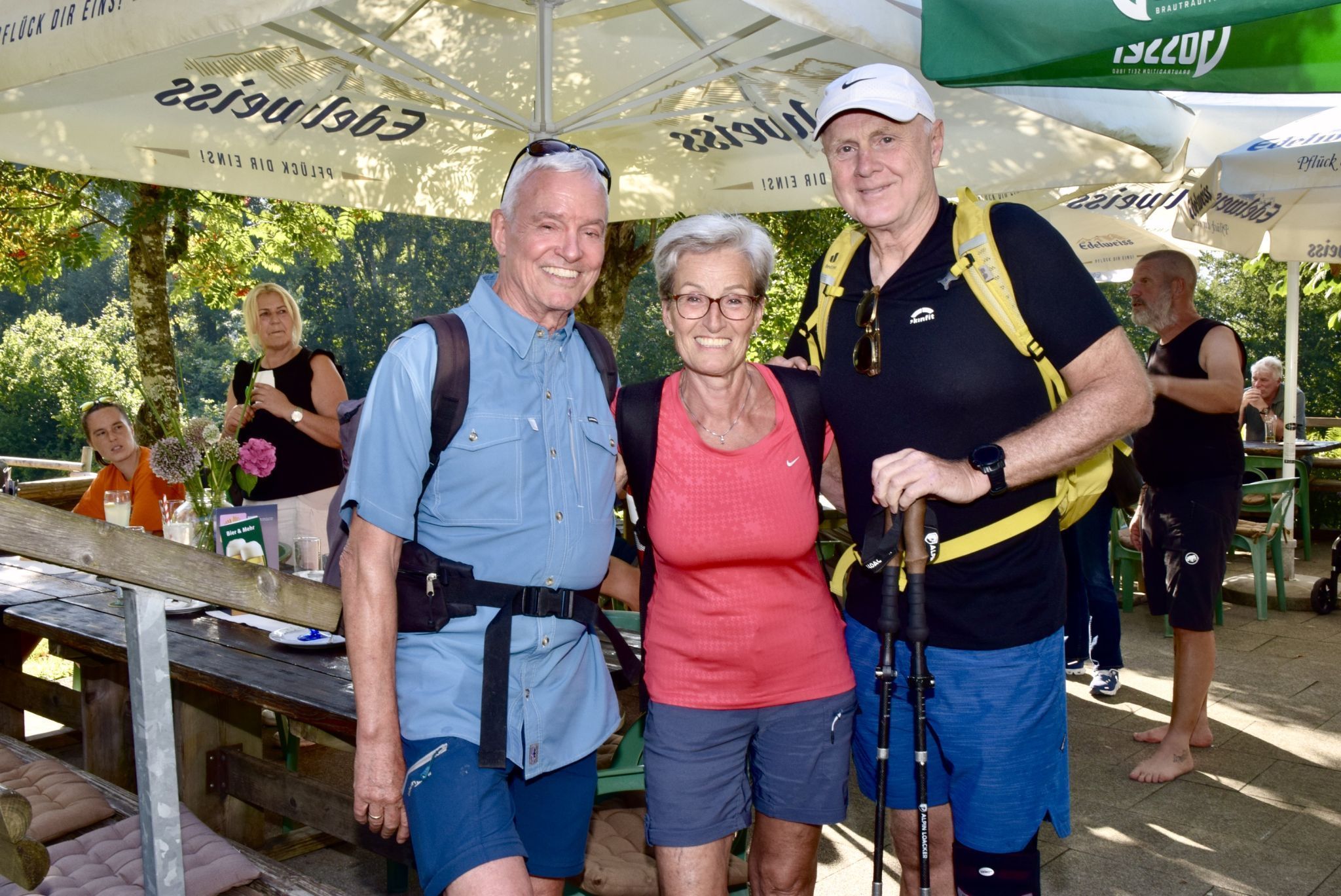 Hermann Hauer, Lisi Müller und Gerhard Krifter, v. l.