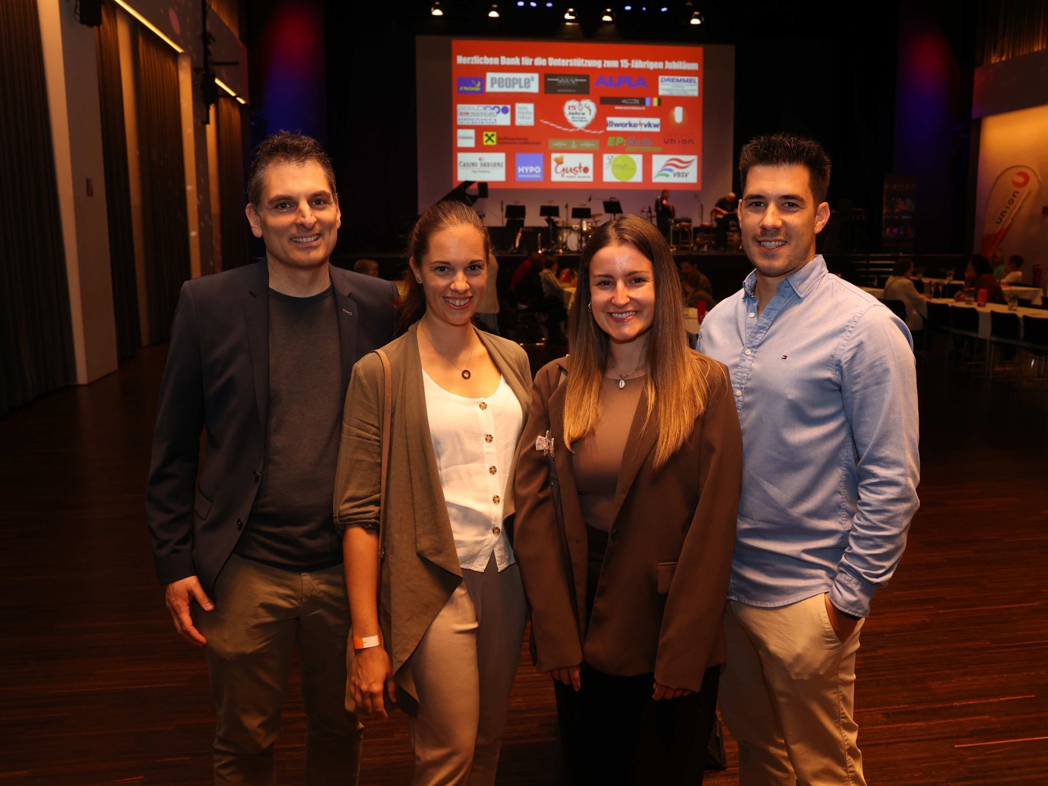 Christof Gehrer, Corinna Armellini, Lena Guggenberger und Claudia Armellini.