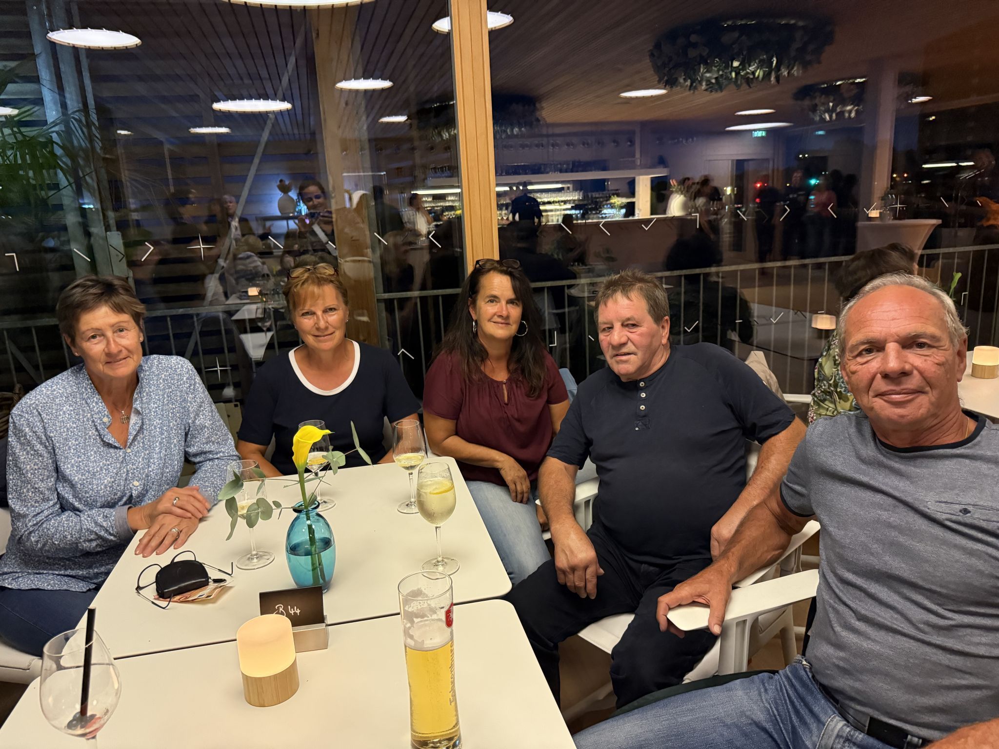 v.l.n.r. Doris Flatz, Irmgard Erath, Lisi und Georg Fessler, Lothar Erath