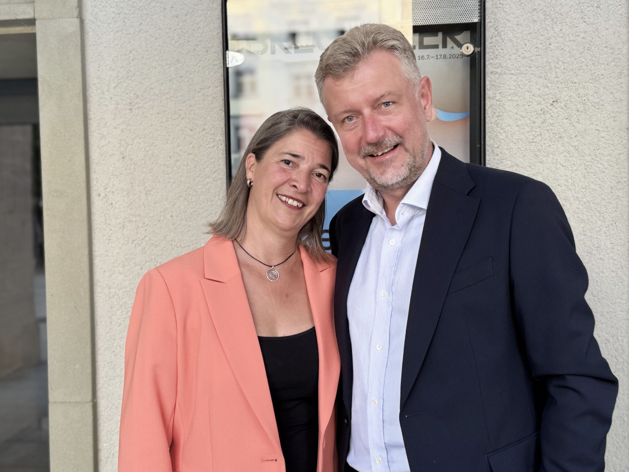 Im Publikum: Die Musiker Gesine und Marek Rzepka.