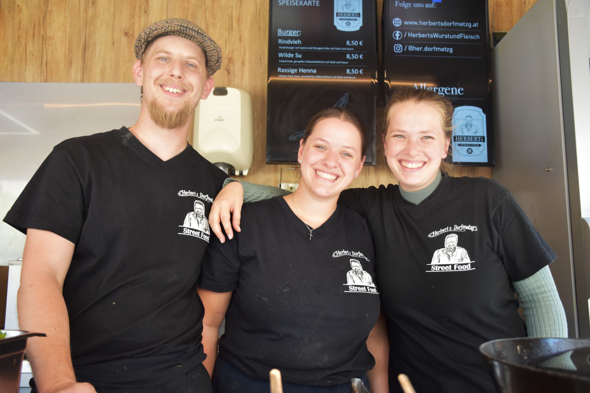 Stefan, Anja und Jana Koch vom Foodtruck