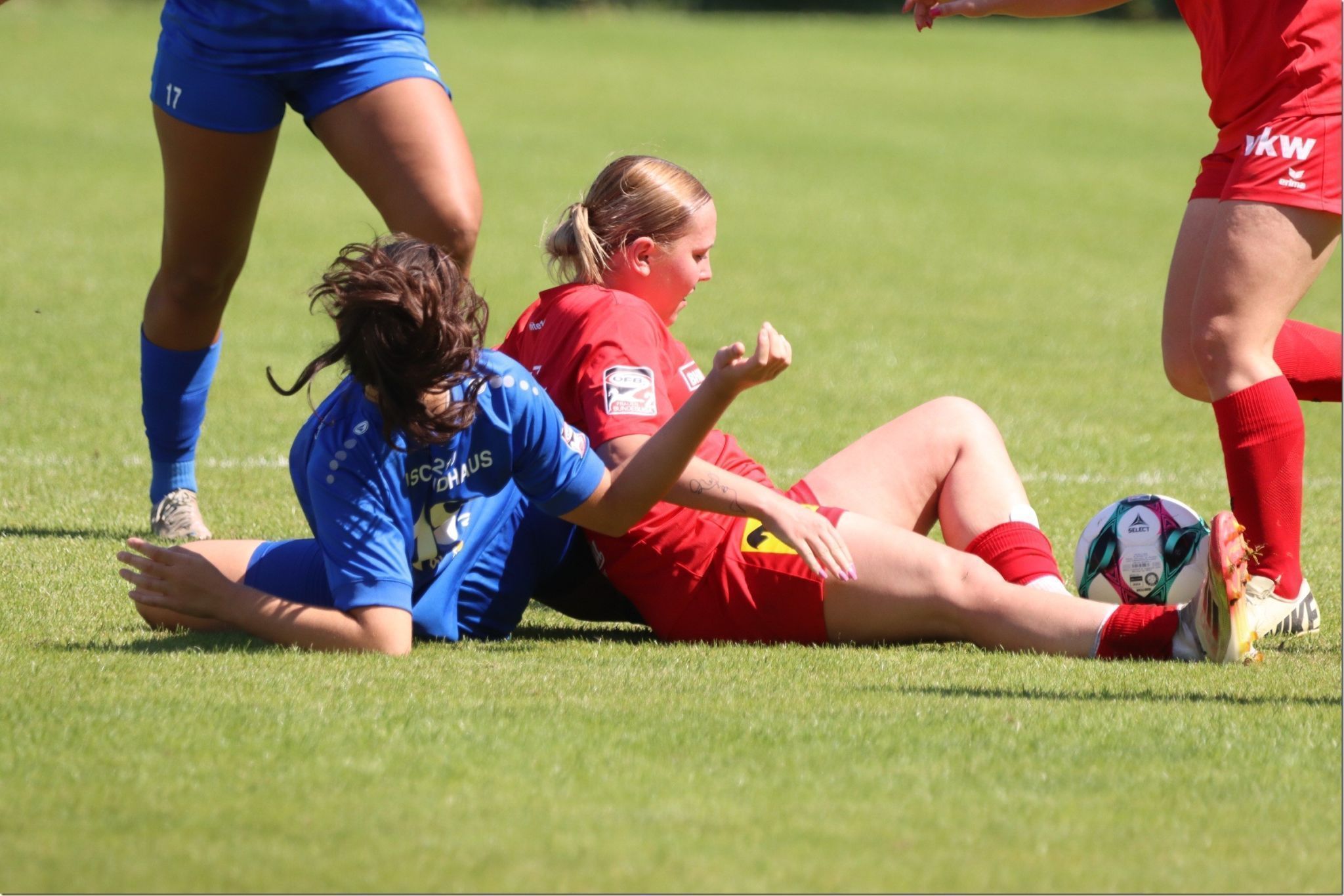 Emily Bischof-Fuchs (r.) verlor mit Rankweil zum Saisonstart knapp.