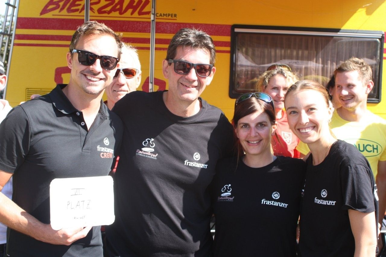Team Rankweiler Hof sorgte für Kulinarik und Getränke und war aktiv beim Radeln dabei.