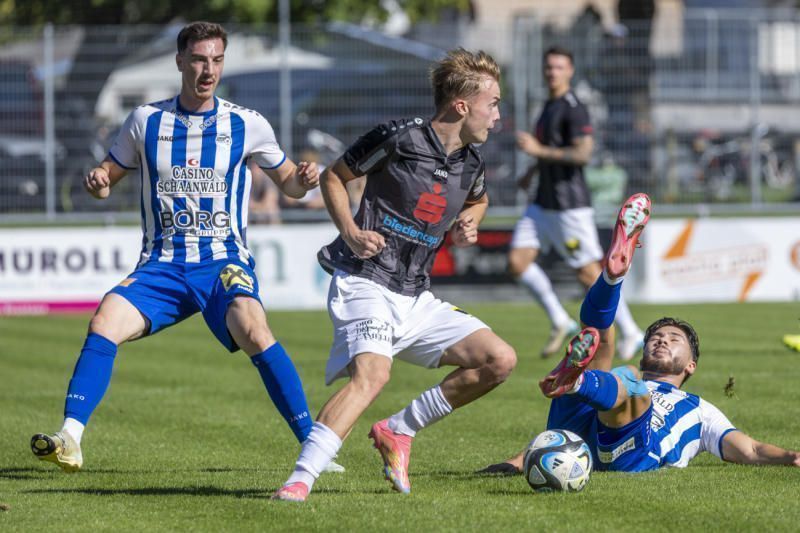 Luca Wieser steht mit Feldkirch an der letzten Stelle. 