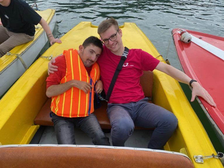 Eine Woche fürs Herz : Lukas Wittwer und Benni Selb genossen eine Woche toller "Freunde-Zeit".