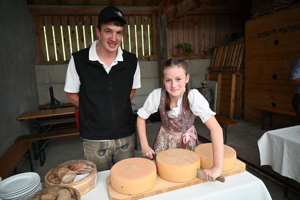 Jedes Mal ein kleines Volksfest: Käseanschnitt in der „Gamperdond“
