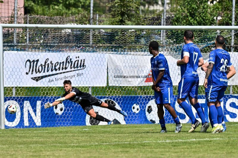 Das war das Freistoßtor von Ludesch Spieler Atilla Özcan. 