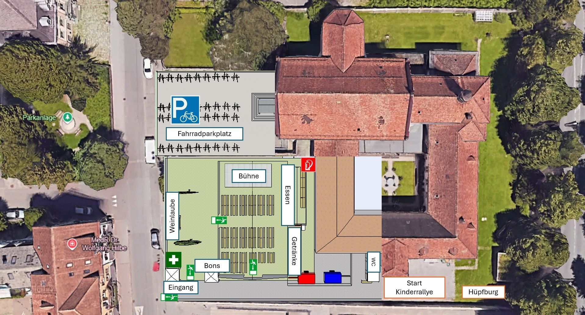 Alle Pläne stehen, die Organisatoren raten den Besuchern mit Öffis und Fahrrad zum Fest anzureisen.