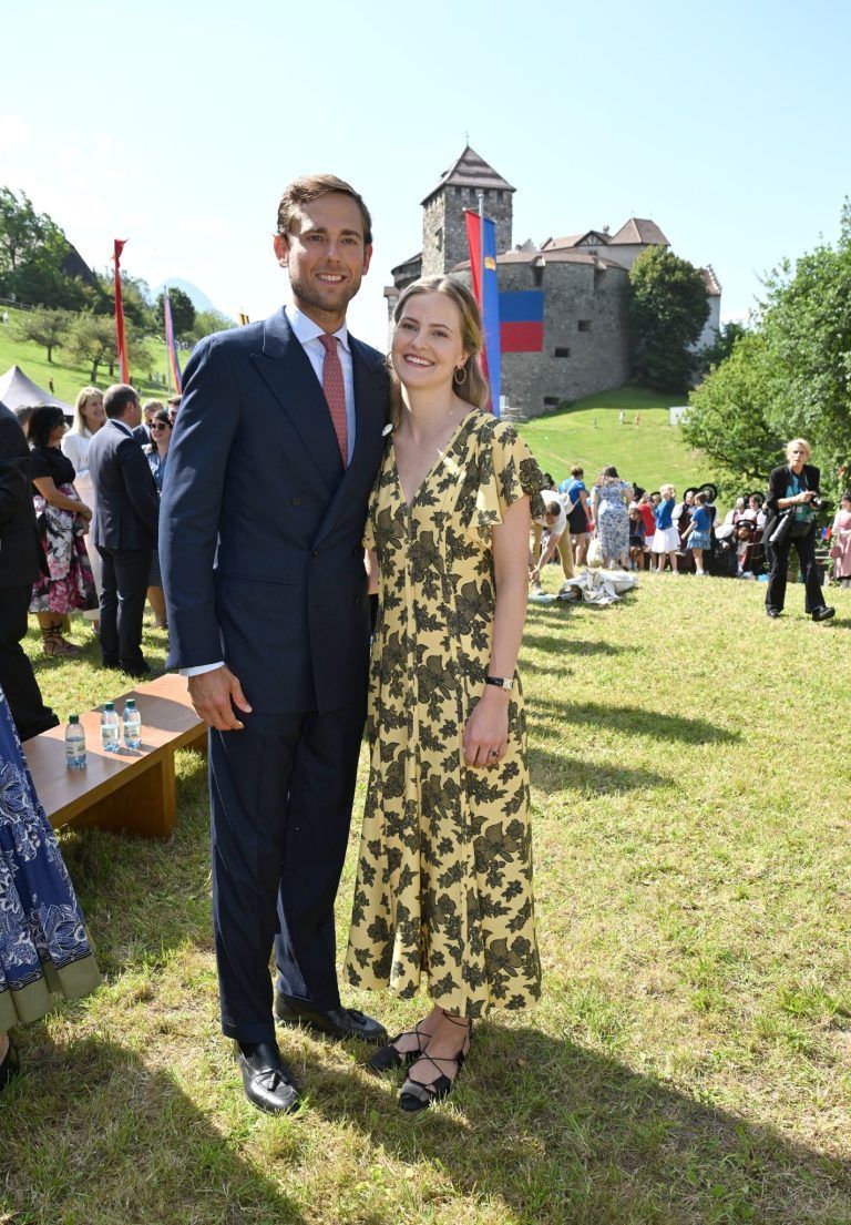 Einmalige Verwendung! Prinzessin Marie Caroline von Liechtenstein und Leopoldo Maduro