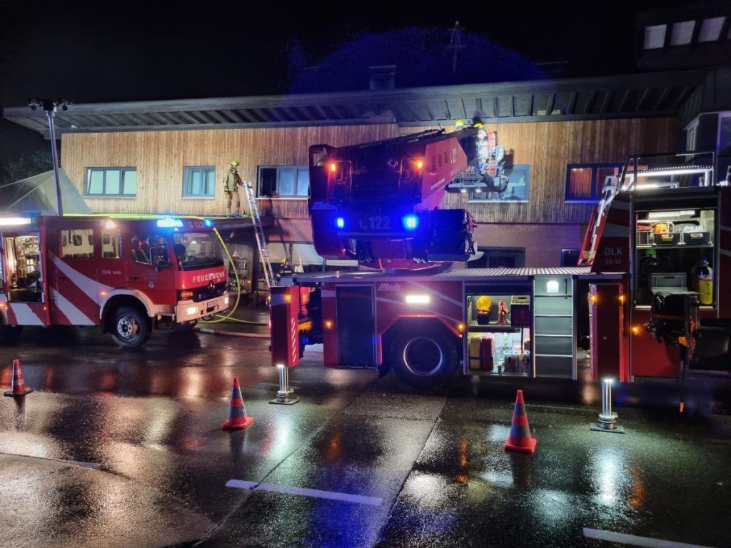 Küchenbrand in Riezlern
