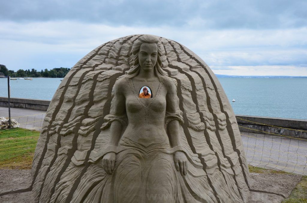 350 Tonnen: Rorschachs Sandskulpturen-Festival stellt jede Urlaubs-Sandburg in den Schatten