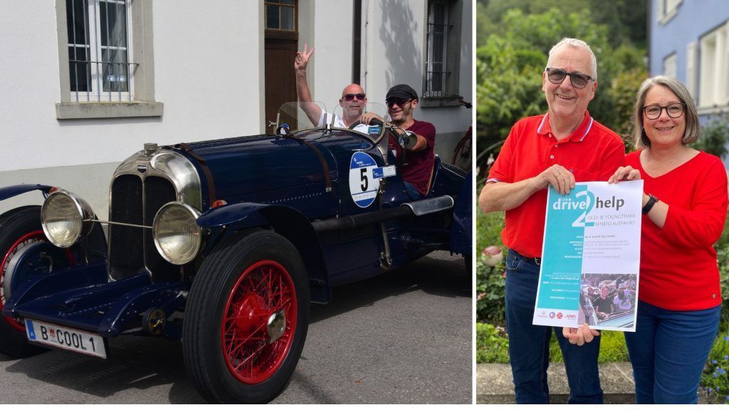 Oldtimer rollen für den guten Zweck von Bregenz nach Feldkirch: &#8220;Wir wollen dort unterstützen, wo Hilfe ankommt&#8221;