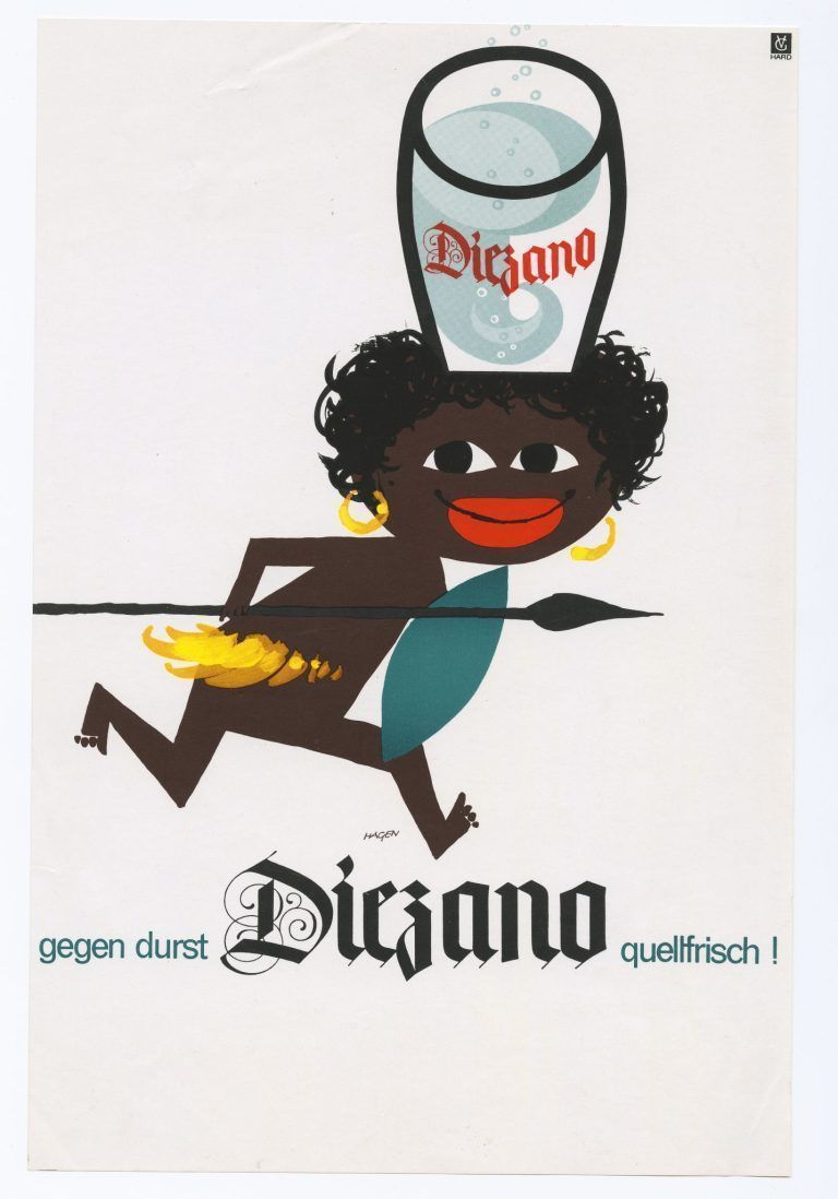 Kleinplakat des Getränkeherstellers Fohrenburger - Diezano