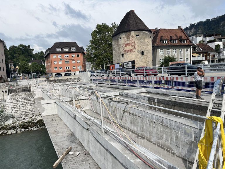 Update Bauarbeiten Montfortbrücke; Abbruch Montfortbrücke