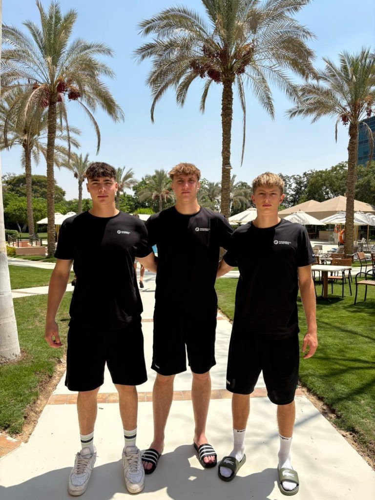 Jakob Achilles, Lukas Fritsch und Jonas Bergmayer (v. links)