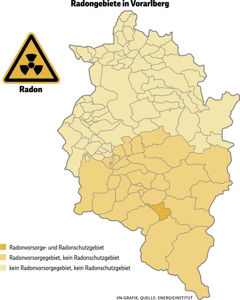 Gefährliches Gas: Radon-Schutzmaßnahmen an kritischen Plätzen