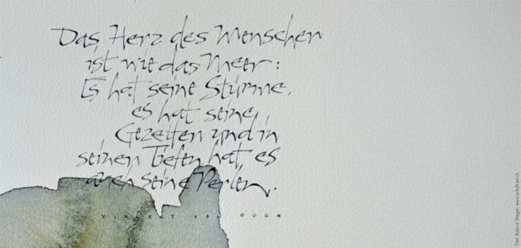 Kunstform des Schreibens im Fokus