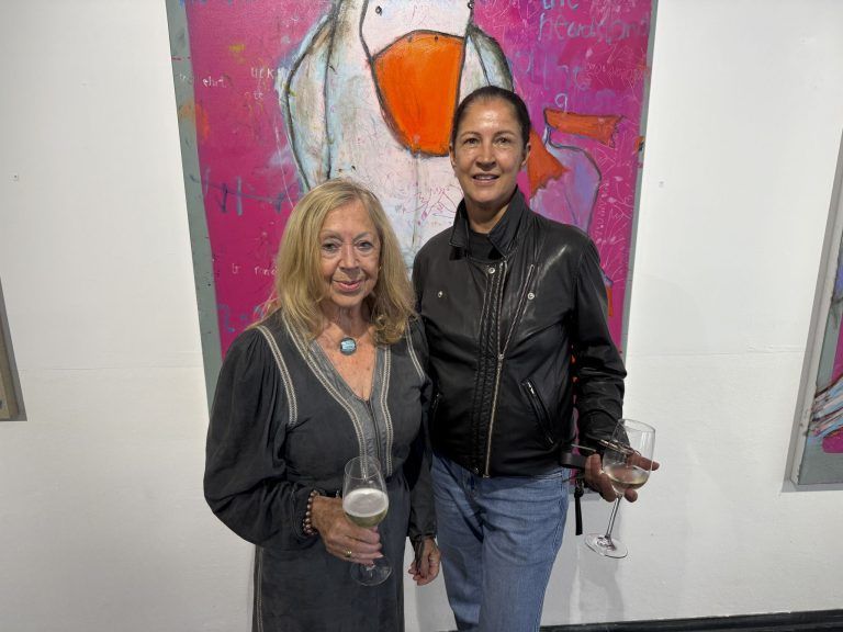 Roswitha Steger und Martha Keckeis beim Kunst-Talk