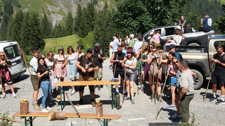 Auch Sportlichkeit und Geschick waren gefragt.