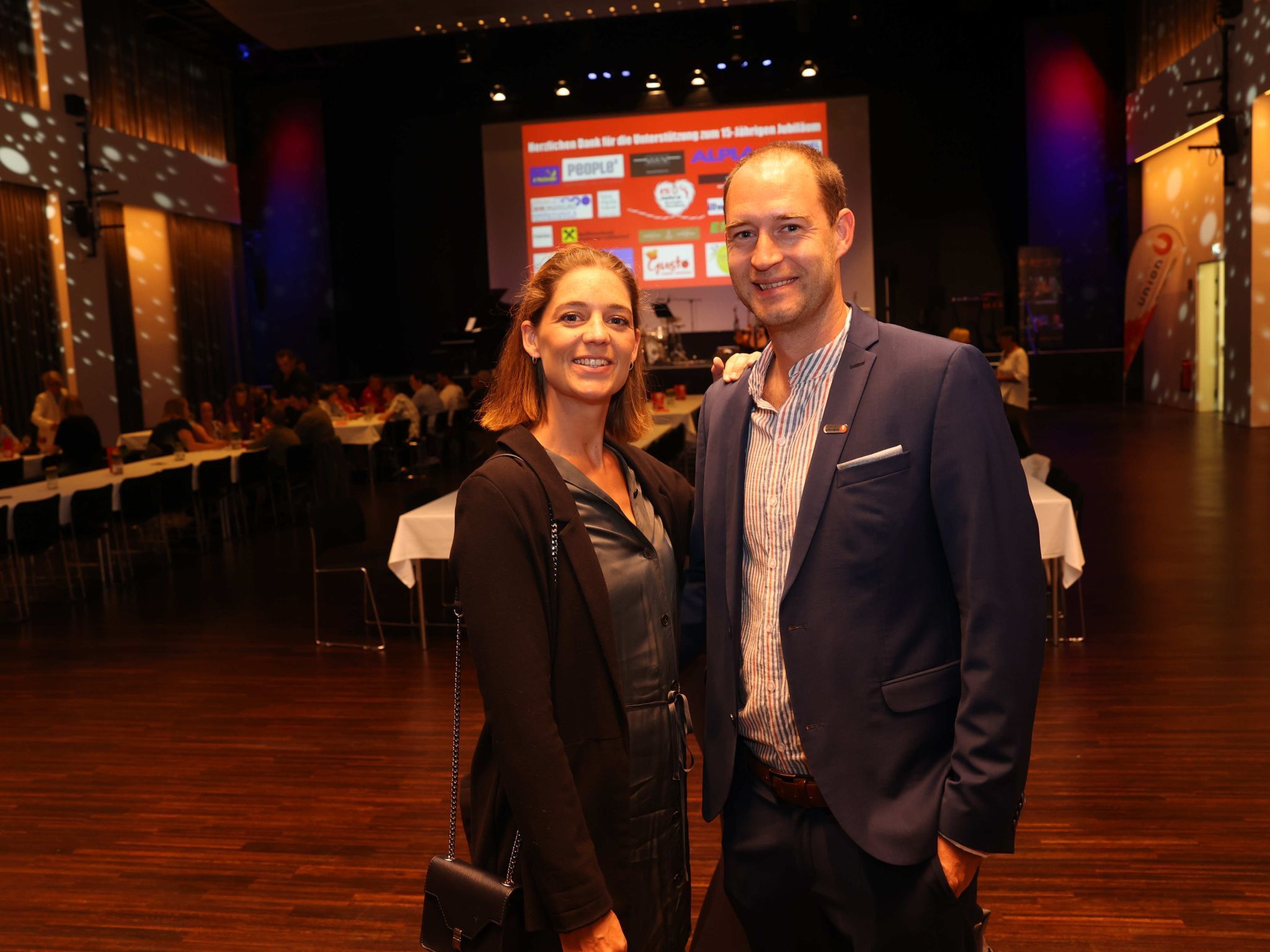Isabella und Sportunion-GF Sebastian Gmeiner.