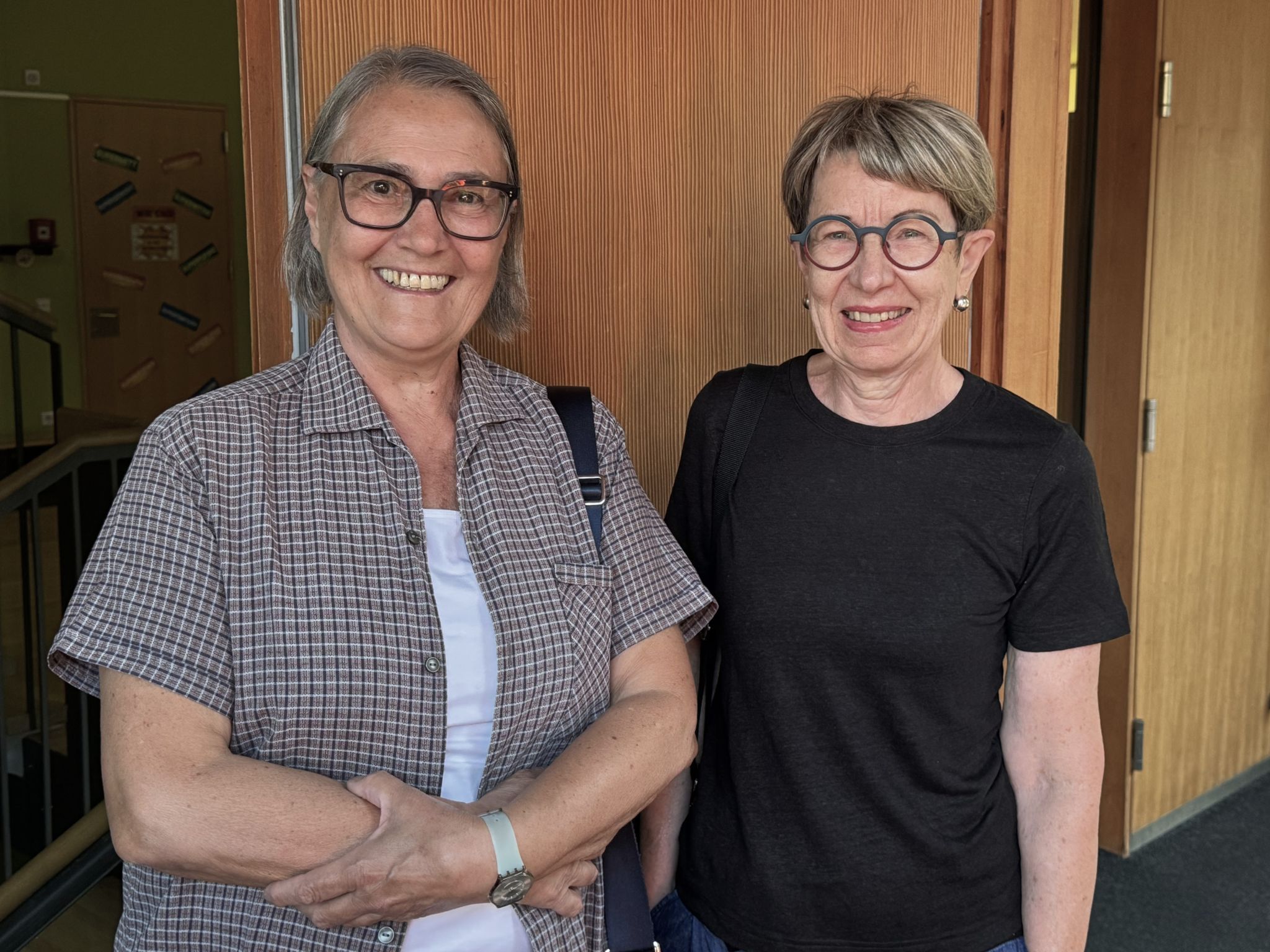 Literaturbegeistert: Ingeborg Melter und Marika Hammerer.