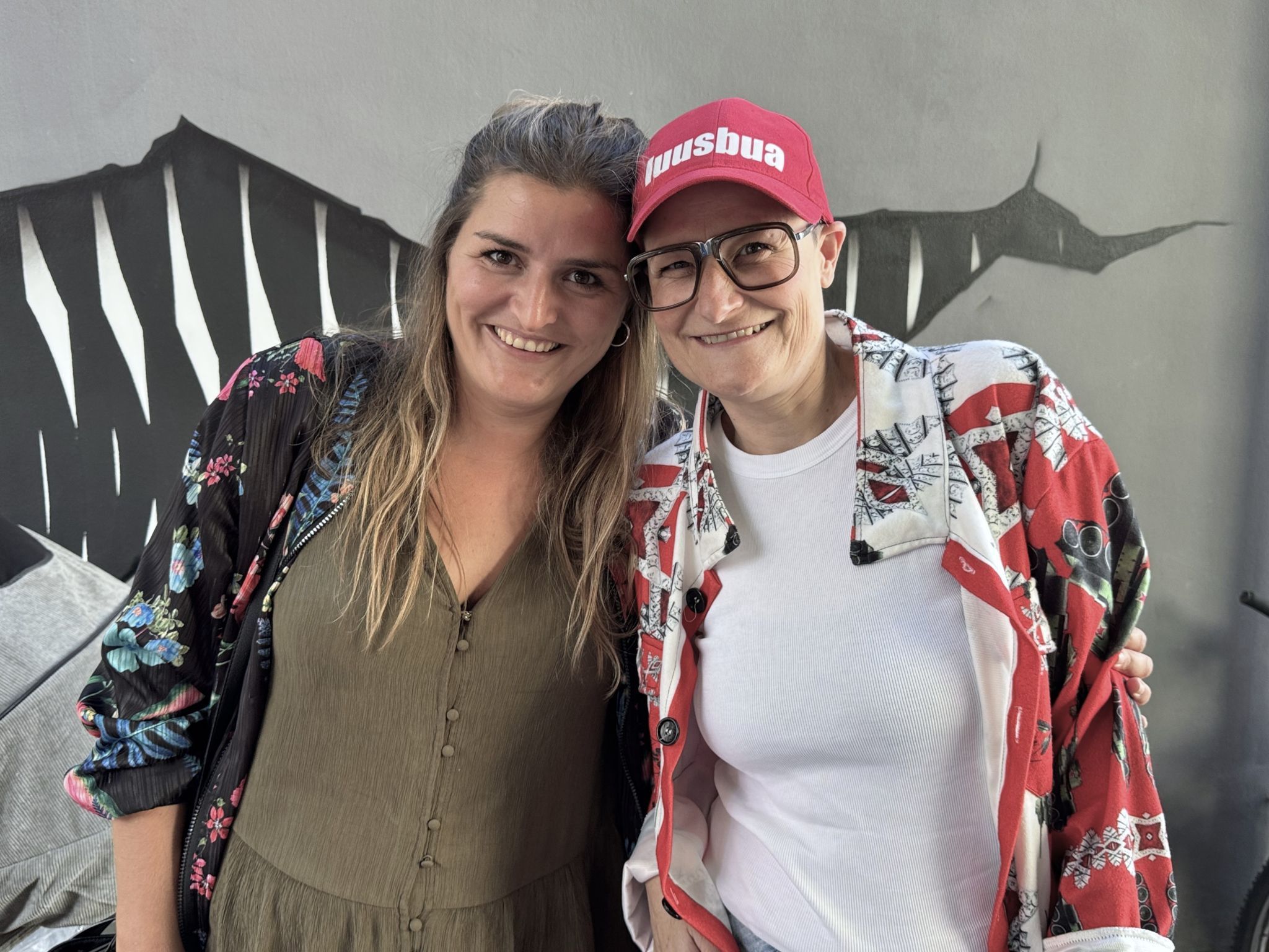 Künstlerinnen Salome Winsauer und Christine Lederer.