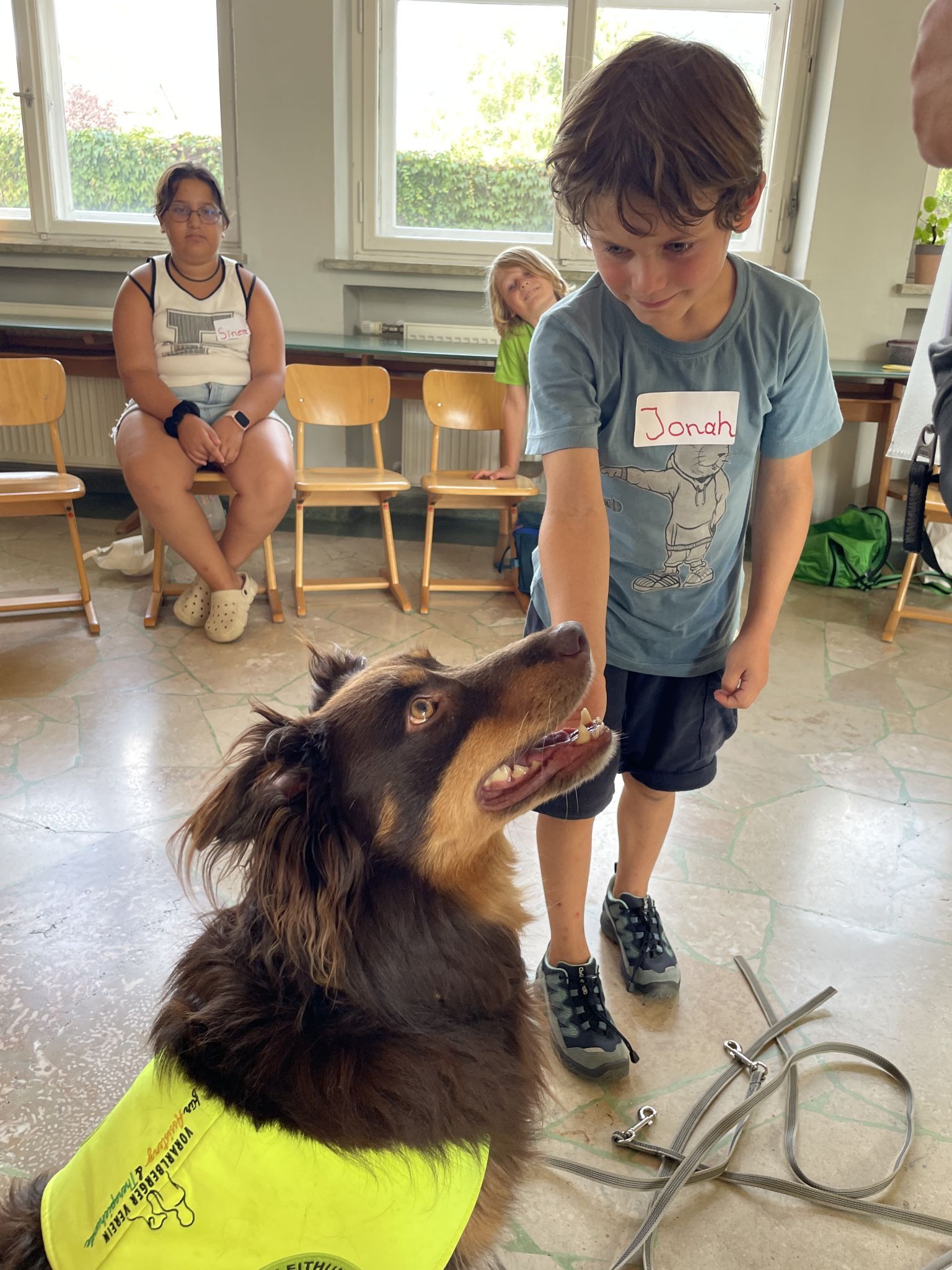 Jonah Goll mit Mika beim