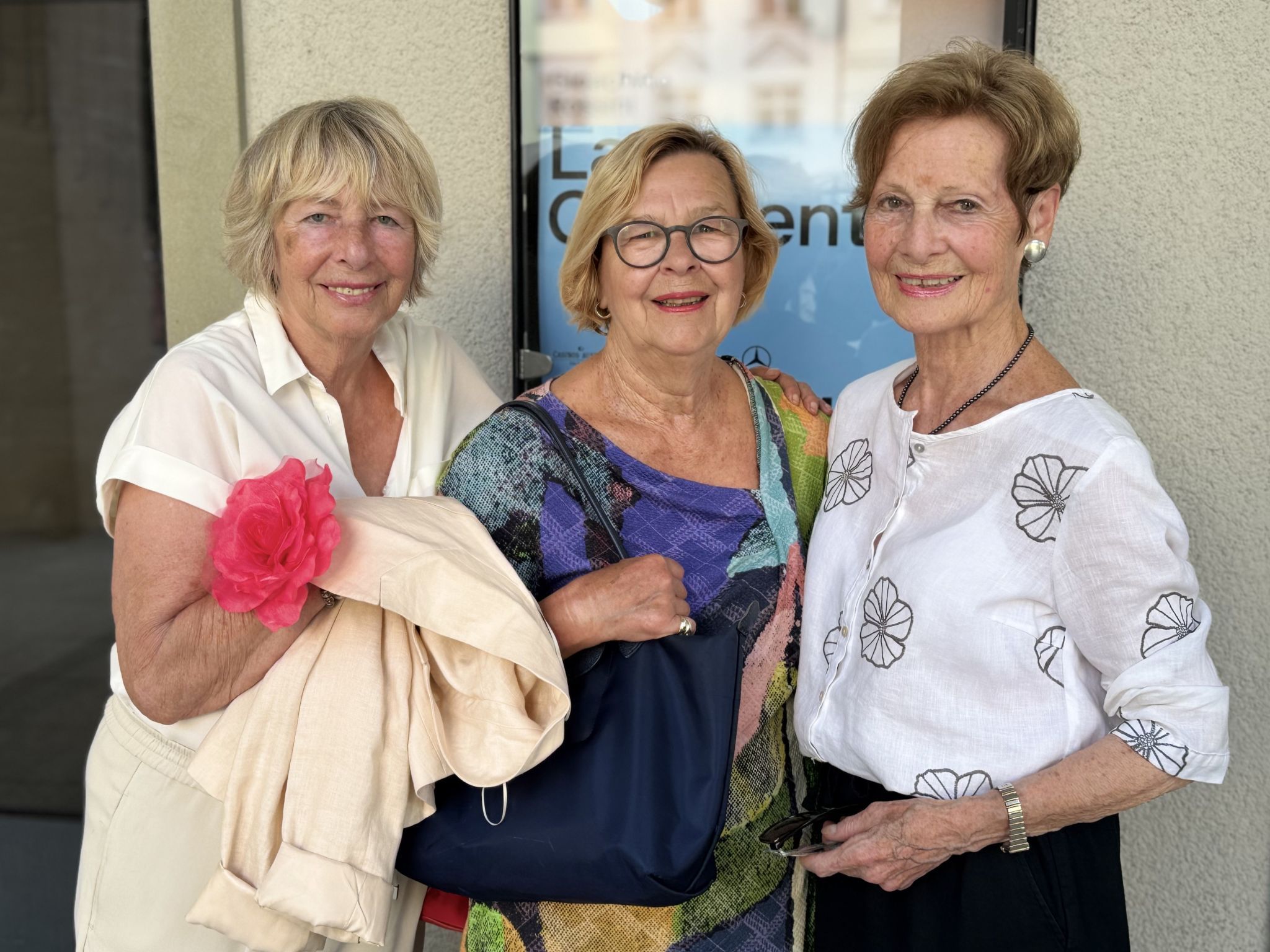 Sigrid Kaiser, Barbara Rath und Heidi Maile kamen nach Bregenz.