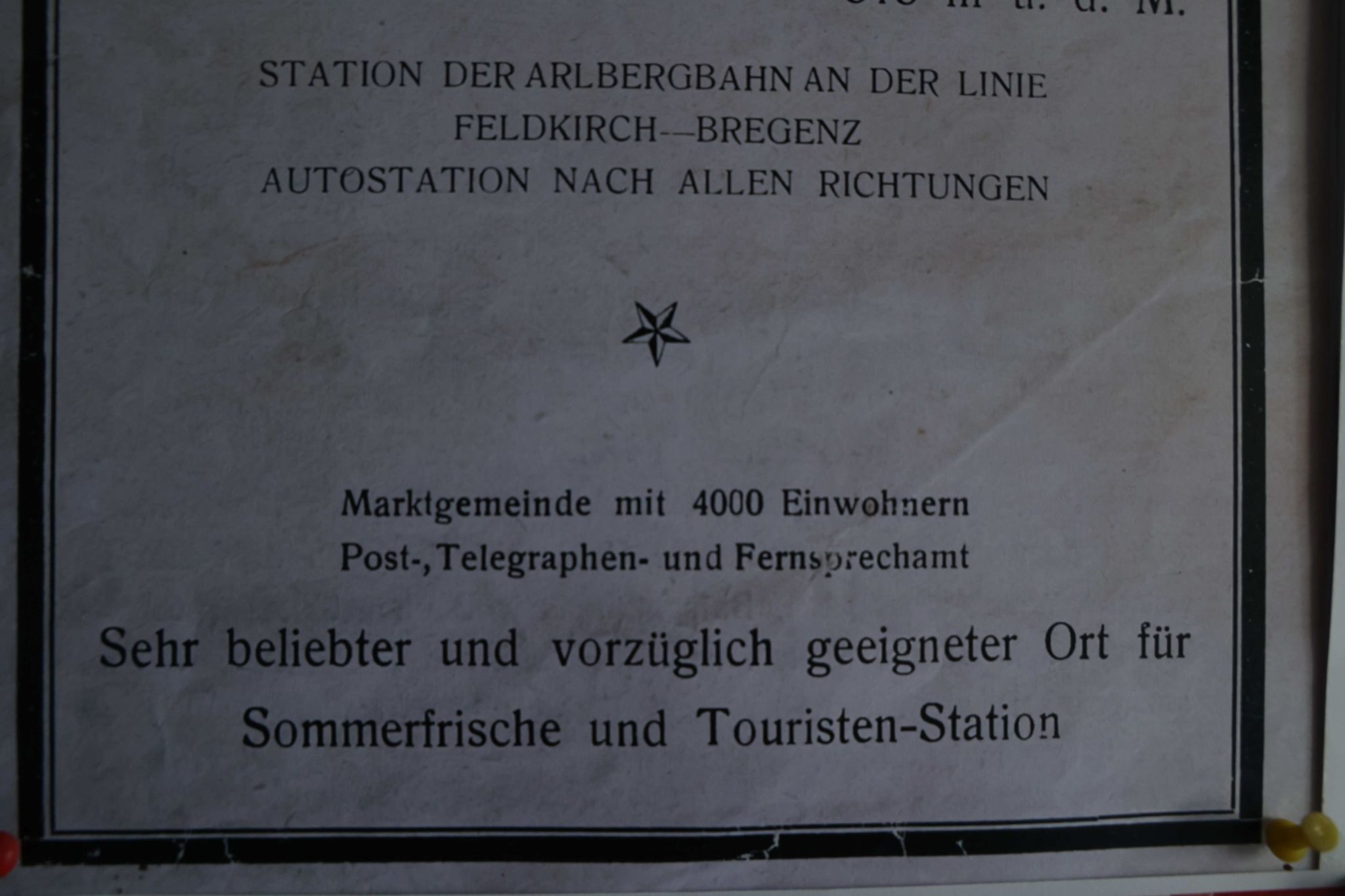Werbung von anno dazumal