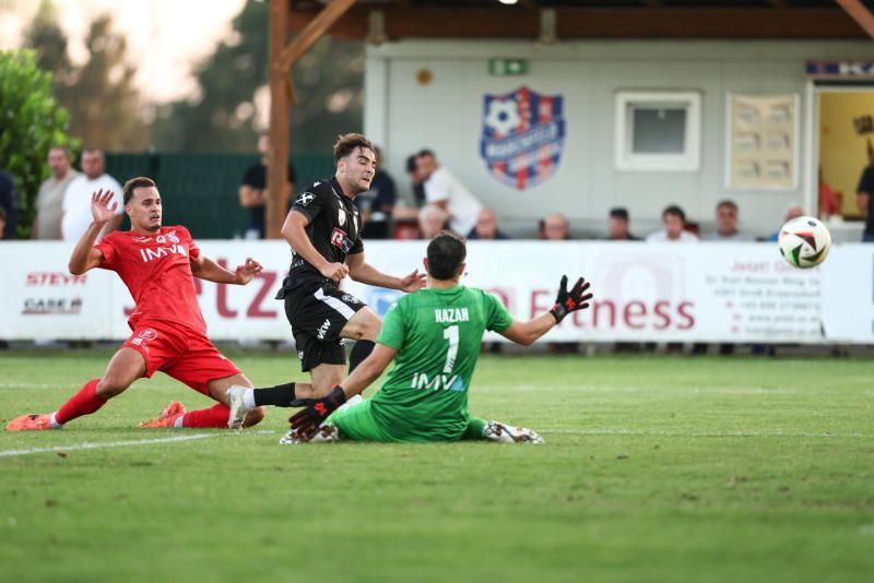 Damian Maksimovic bester Bregenzer mit Tor und Assist. 
