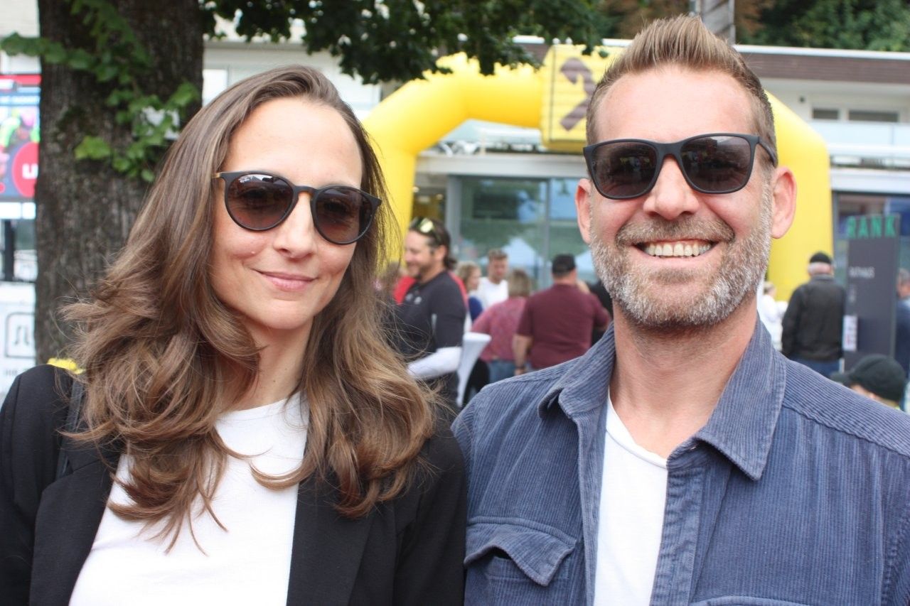 Ursula Ender und Markus Gmeiner sprachen über die vielen Stürze im Kriterium.