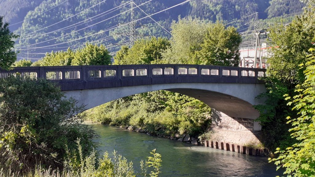 Diese Brücke nach Bürs ist denkmalgeschützt