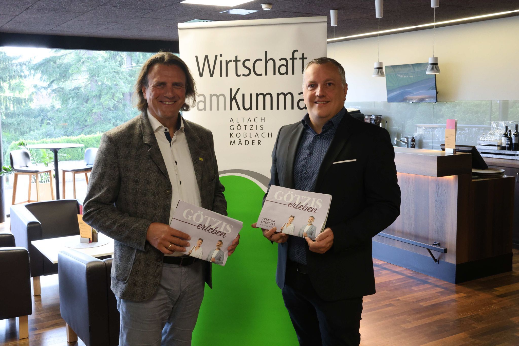 Region am Kumma-Obmann Bgm. Gerd Hölzl und Vizebgm. Christoph Längle.