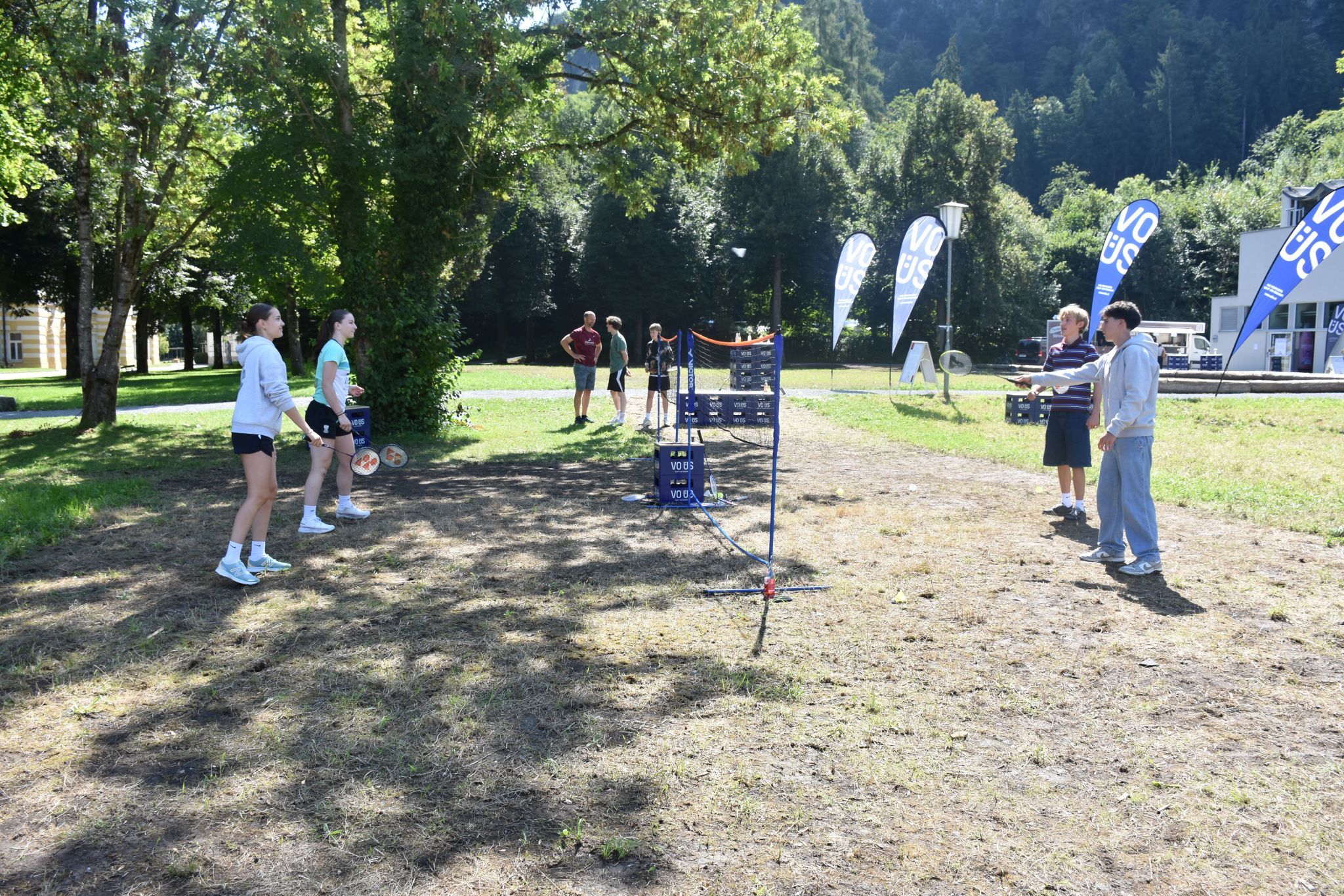 Badminton mit dem Verband