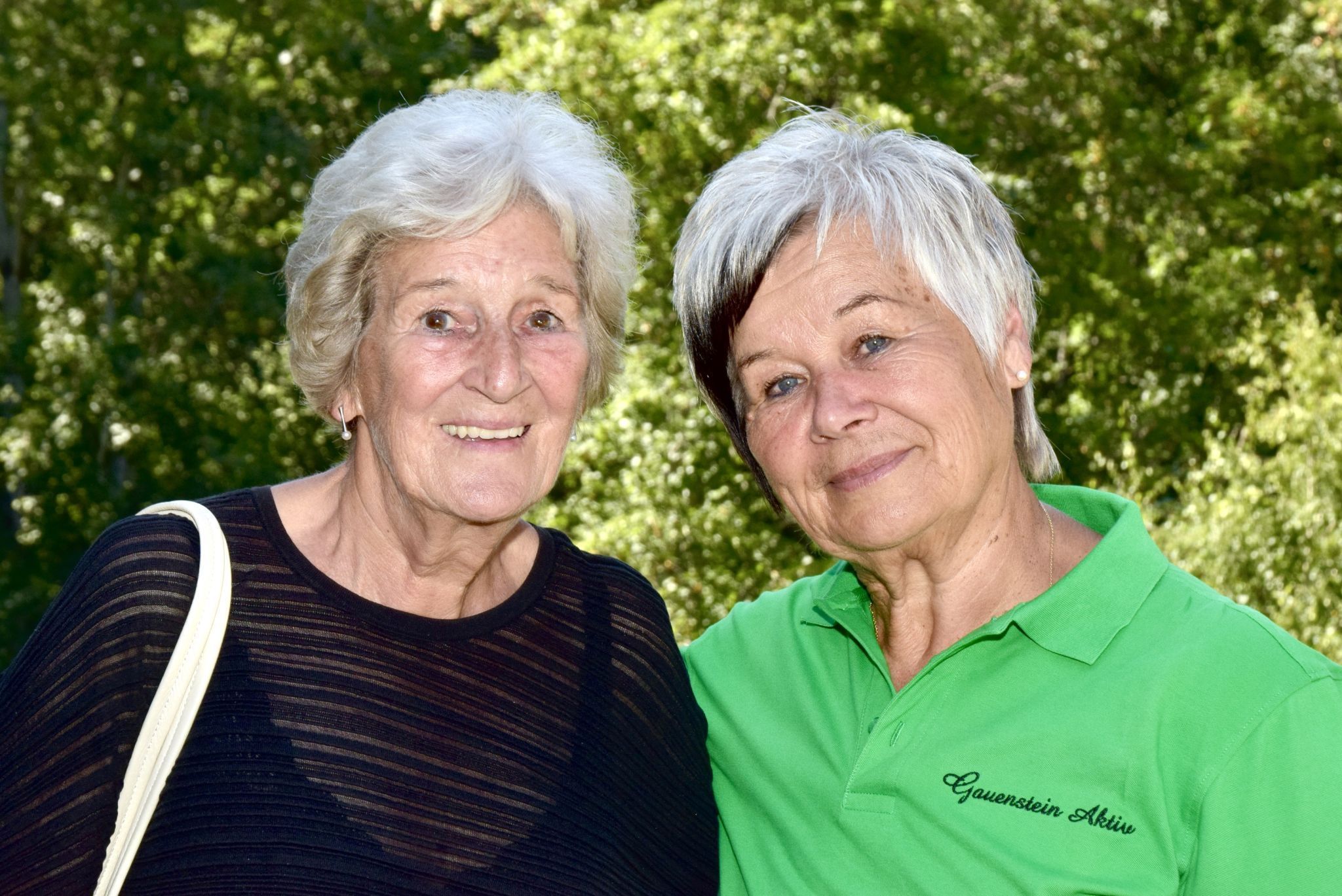 Christl Zech (l.) und Hedwig Schnetzer.