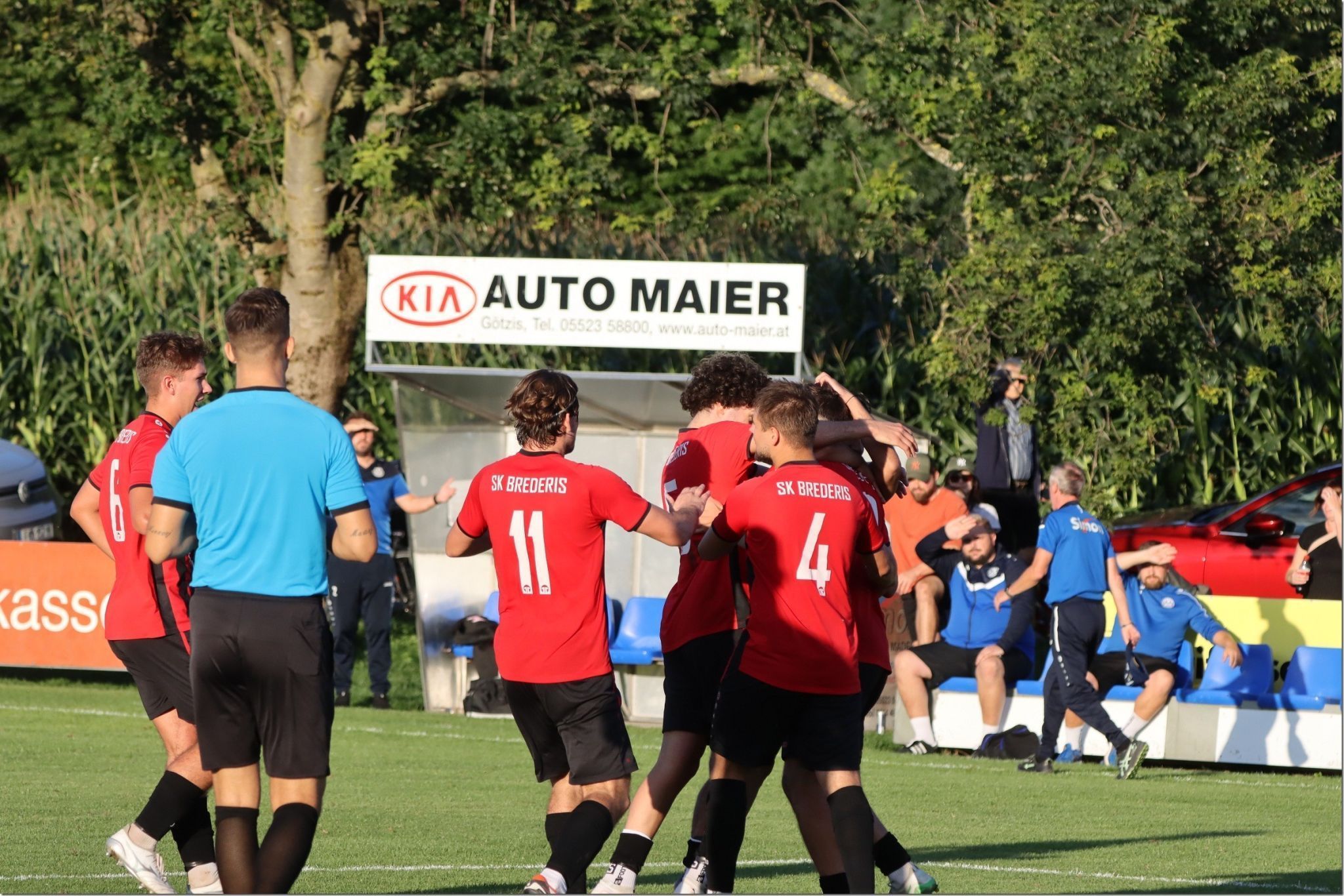 Zweimal jubelte Brederis im Derby aber verlor trotz allem. 