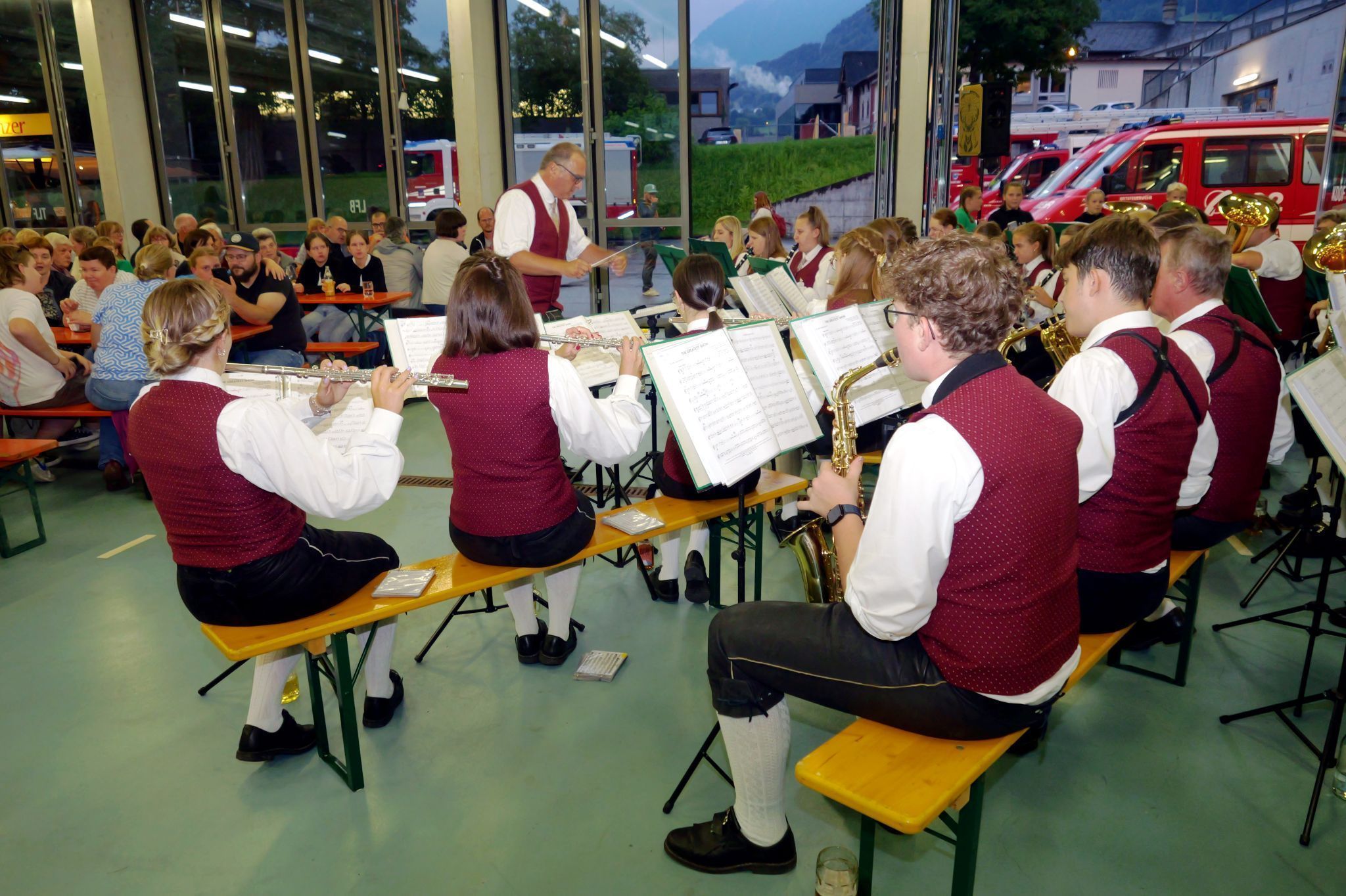 Unter Leitung von Kapellmeister Martin Madlener gelang ein begeisternder Auftritt.