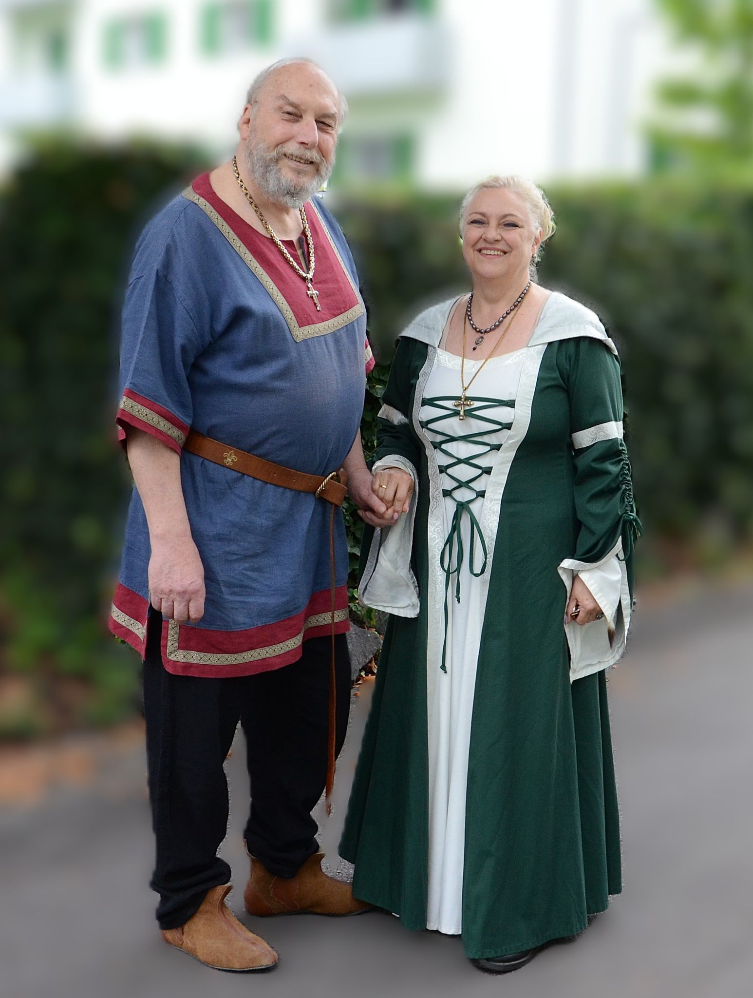„Es ist immer wieder faszinierend, wie uns das Mittelalter in den Bann zieht.“ Karin und Richard Schwei, Pensionisten (HRJ)