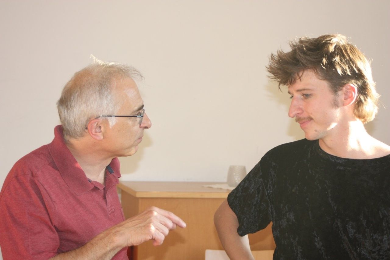 Vater Thomas mit Sohn Simon Latzer.